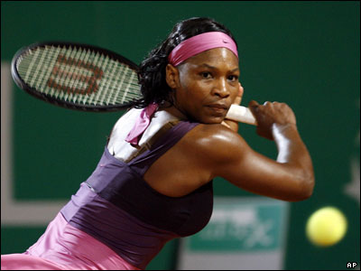 سرنا ویلیامز، تنیسور مطرح جهان