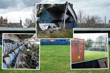 Inside abandoned stadium left to rot after club bosses were jailed