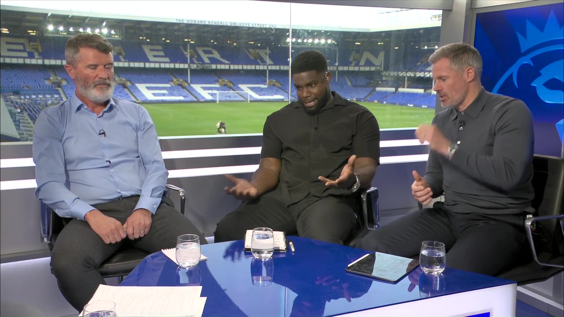 Carragher and Keane appeared to disagree